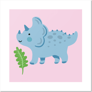 Tiny Triceratops Posters and Art